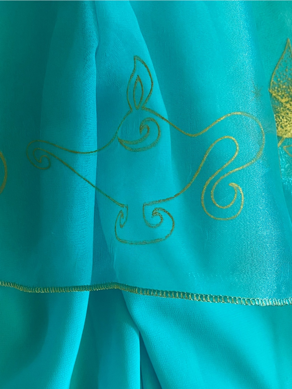 Disney Store Princess Jasmine Costume with Gold Accents - Picture 5 of 6